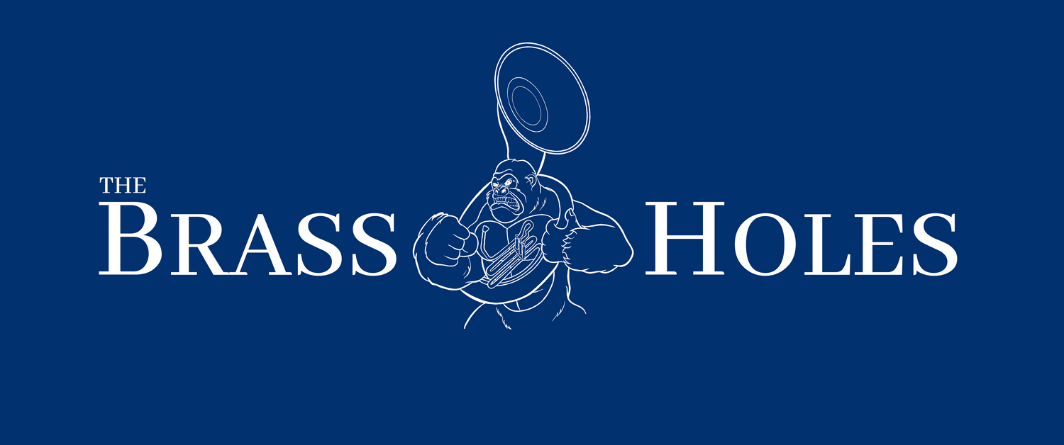 The brass holes